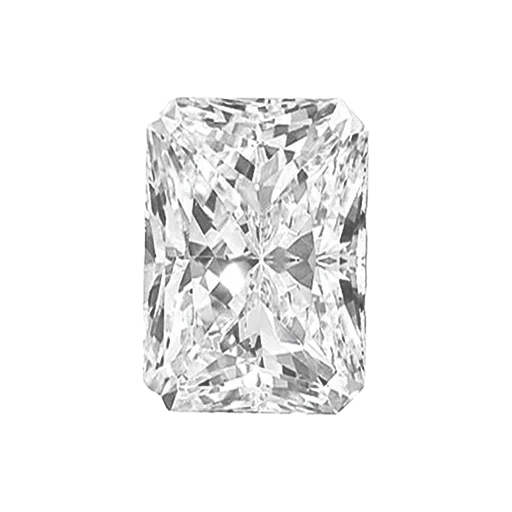 0.51ct GIA Radiant D/VVS2 Natural Earth Born Diamond