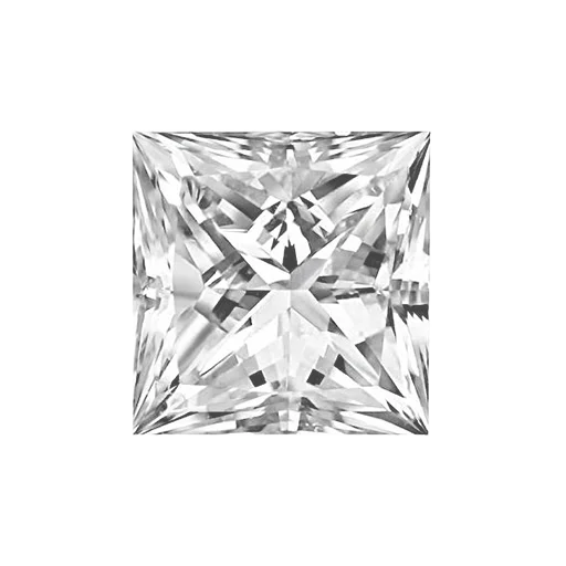 0.55ct GIA Princess E/SI1 Natural Earth Born Diamond