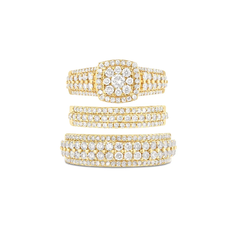 Trio Diamond Ring Set