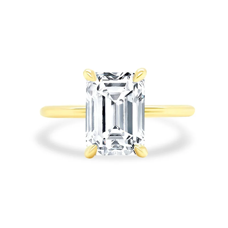 Emerald Cut Solitaire