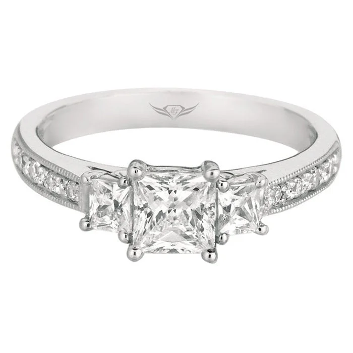 Martin Flyer FlyerFit Three Stone Engagement Ring