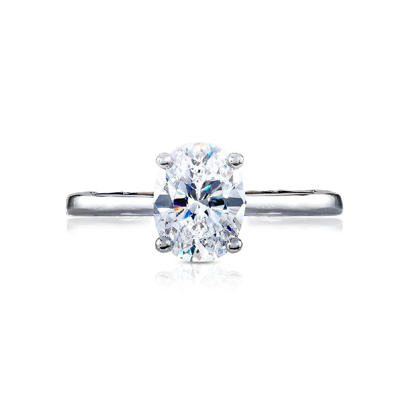 Tacori Coastal Crescent Oval Solitaire Engagement Ring