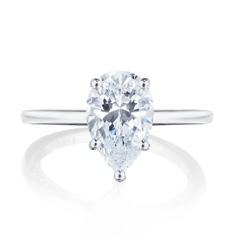 Tacori Dantela Pear Solitaire Engagement Ring