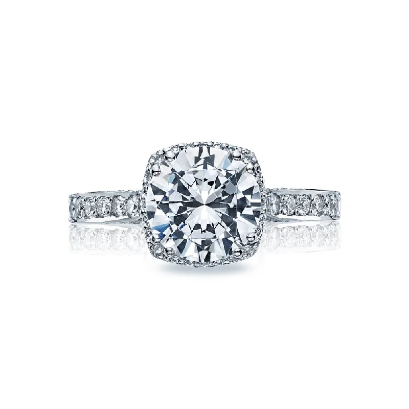 Tacori Dantela Round with Cushion Bloom Engagement Ring