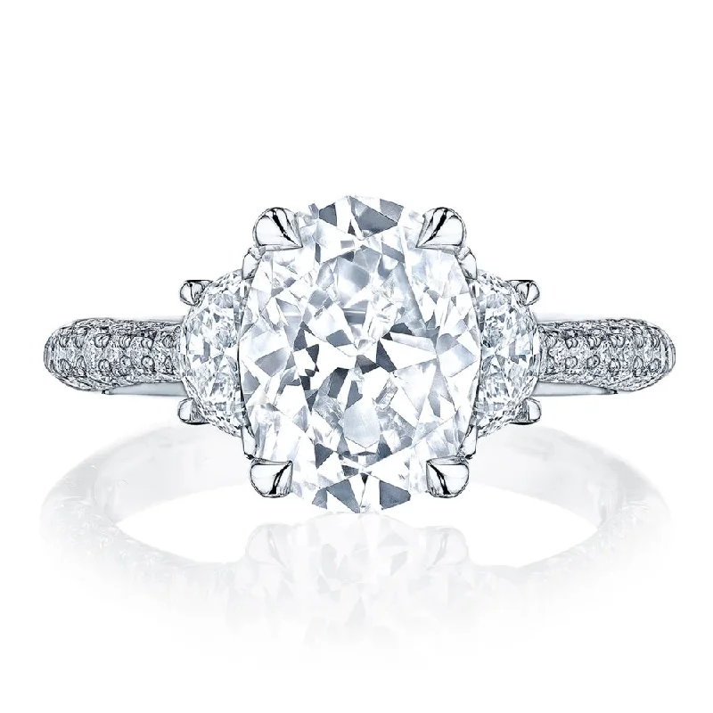 Tacori Founder's Collection, RoyalT Oval 3-Stone Engagement Ring