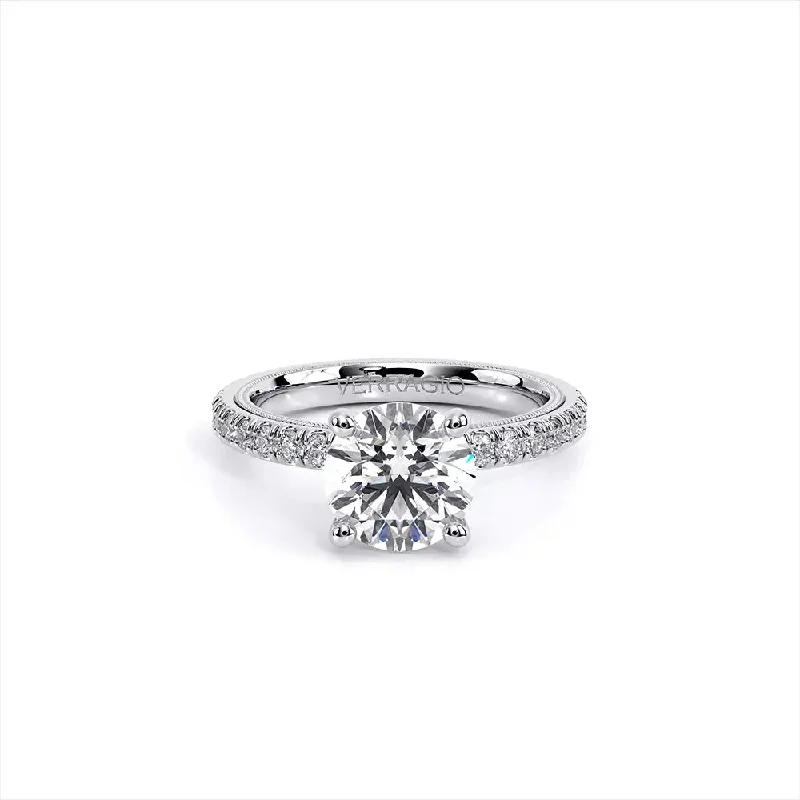 Verragio Tradition 14k Round Diamond Solitaire Engagement Ring