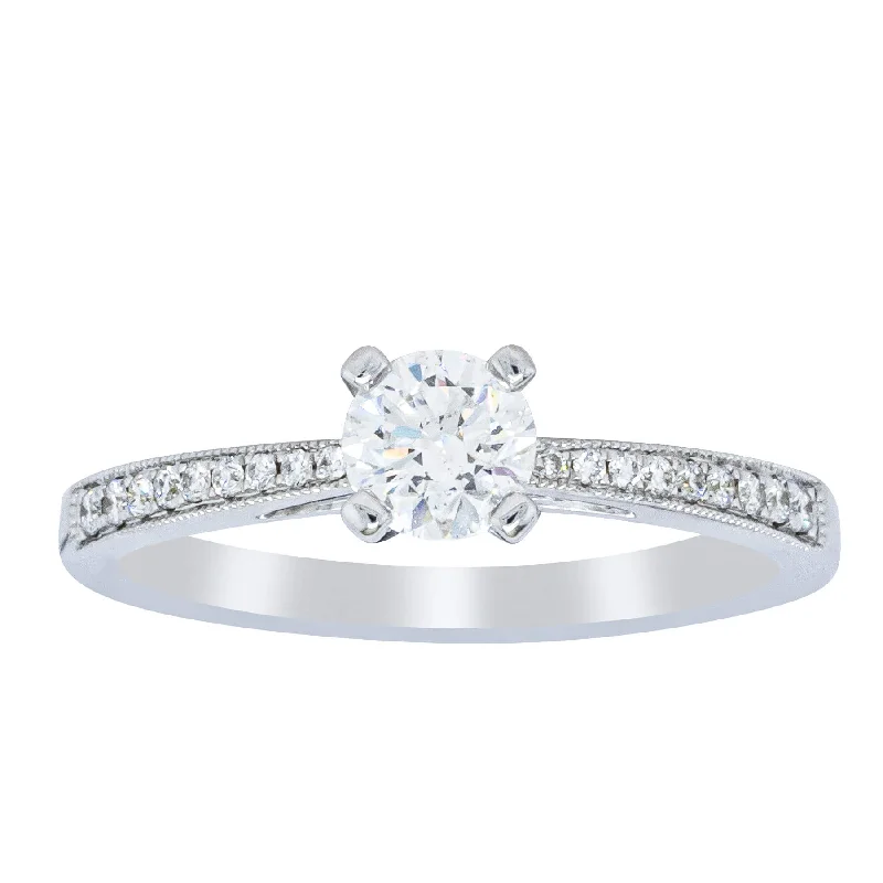 14ct White Gold .40ct Diamond Helena Ring