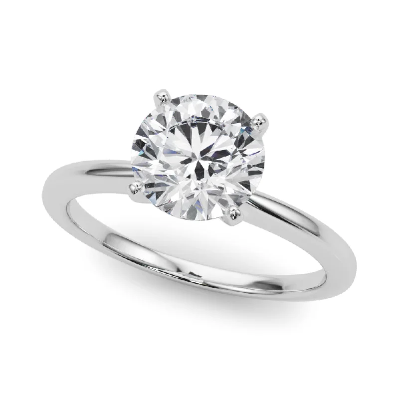 14K White Gold 2 CTW Lab Grown Diamond Engagement Ring (100016)