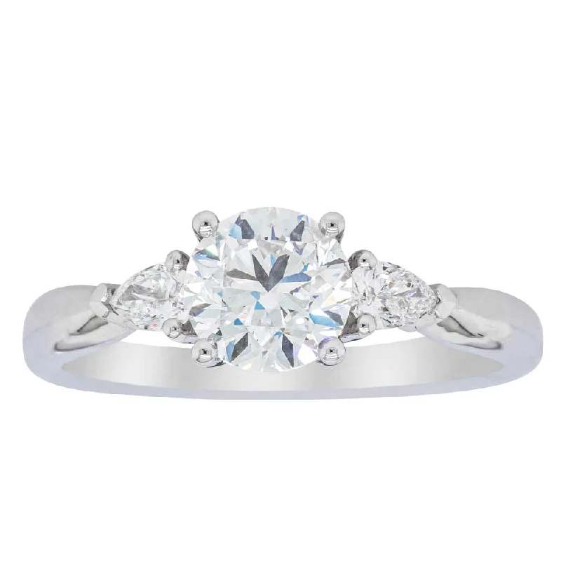 18ct White Gold 1.01ct Diamond Ayla Ring