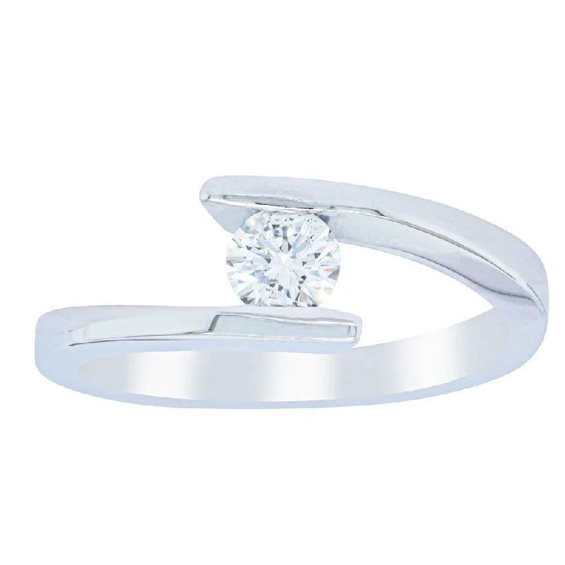 Deja Vu 18ct White Gold .33ct Diamond Ring