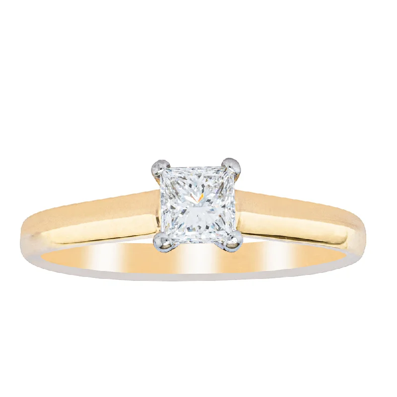 Deja Vu 18ct Yellow & White Gold .70ct Diamond Ring